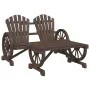 Juego de muebles de jardín 4 piezas madera maciza de abeto de vidaXL, Conjuntos de jardín - Ref: Foro24-3207126, Precio: 470,...