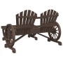Gartenmöbel-Set 4-teilig aus massivem Tannenholz von vidaXL, Gartensets - Ref: Foro24-3207126, Preis: 461,83 €, Rabatt: %