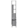 Set de muebles de baño 3 pzas madera contrachapada gris sonoma