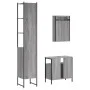 Set de muebles de baño 3 pzas madera contrachapada gris sonoma de vidaXL, Muebles de baño - Ref: Foro24-3214798, Precio: 179,...