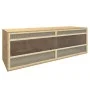 Plywood terrarium 144x46x48 cm by vidaXL, Cages and habitats for small animals - Ref: Foro24-170883, Price: 177,65 €, Discoun...