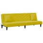 Yellow velvet 2-piece sofa set with cushions by vidaXL, Sofas - Ref: Foro24-3216266, Price: 300,39 €, Discount: %