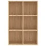 Estantería/Aparador madera ingeniería roble Sonoma 66x30x98 cm de vidaXL, Librerías y estanterías - Ref: Foro24-800345, Preci...