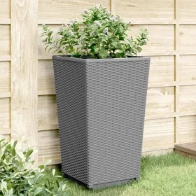 Planters 2 units PP light gray 32.5x32.5x57 cm by vidaXL, Pots and planters - Ref: Foro24-367847, Price: 65,39 €, Discount: %