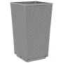 Planters 2 units PP light gray 32.5x32.5x57 cm by vidaXL, Pots and planters - Ref: Foro24-367847, Price: 65,39 €, Discount: %