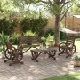 Gartenmöbel-Set 4-teilig aus massivem Tannenholz von vidaXL, Gartensets - Ref: Foro24-3207132, Preis: 475,70 €, Rabatt: %