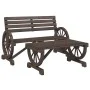 Gartenmöbel-Set 4-teilig aus massivem Tannenholz von vidaXL, Gartensets - Ref: Foro24-3207132, Preis: 447,54 €, Rabatt: %
