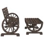 Gartenmöbel-Set 4-teilig aus massivem Tannenholz von vidaXL, Gartensets - Ref: Foro24-3207132, Preis: 475,70 €, Rabatt: %