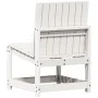 Gartenstuhl aus massivem weißem Kiefernholz 50,5x55x77 cm von vidaXL, Modulare Sofas für den Außenbereich - Ref: Foro24-83261...