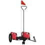 Iron bicycle trailer and red Oxford cloth by vidaXL, Bicycle trailers - Ref: Foro24-94181, Price: 77,86 €, Discount: %