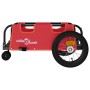 Remolque para bicicletas hierro y tela Oxford rojo de vidaXL, Remolques para bicicletas - Ref: Foro24-94181, Precio: 79,24 €,...