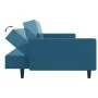 2-teilige Sofagarnitur aus blauem Samt von vidaXL, Sofas - Ref: Foro24-3216279, Preis: 348,02 €, Rabatt: %