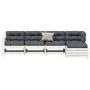 5-teiliges Gartenmöbel-Set mit Kissen aus massivem Weißkiefernholz von vidaXL, Gartensets - Ref: Foro24-3250833, Preis: 473,1...
