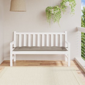 Garden bench cushion taupe gray Oxford fabric 150x50x7 cm by vidaXL, Cushions for chairs and sofas - Ref: Foro24-361610, Pric...