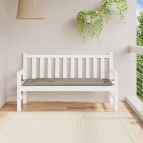 Gartenbankkissen taupegrauer Oxford-Stoff 150x50x7 cm von vidaXL, Kissen für Stühle und Sofas - Ref: Foro24-361610, Preis: 31...