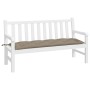 Gartenbankkissen taupegrauer Oxford-Stoff 150x50x7 cm von vidaXL, Kissen für Stühle und Sofas - Ref: Foro24-361610, Preis: 31...