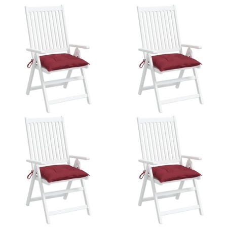 Gartenpalettenkissen 4 Stück Oxford rot rot 50x50x7 cm von vidaXL, Kissen für Stühle und Sofas - Ref: Foro24-361535, Preis: 3...