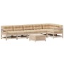 Gartenmöbel-Set 7-teilig und Kissen aus massivem Kiefernholz von vidaXL, Gartensets - Ref: Foro24-3250892, Preis: 652,94 €, R...