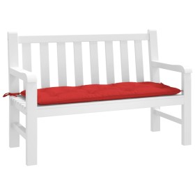 Garden bench cushion Oxford fabric red 120x50x7 cm by vidaXL, Cushions for chairs and sofas - Ref: Foro24-361589, Price: 28,3...
