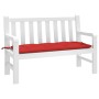Cojín de banco de jardín tela Oxford rojo 120x50x7 cm de vidaXL, Cojines para sillas y sofás - Ref: Foro24-361589, Precio: 26...