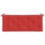 Cojín de banco de jardín tela Oxford rojo 120x50x7 cm de vidaXL, Cojines para sillas y sofás - Ref: Foro24-361589, Precio: 26...
