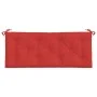 Gartenbankauflage Oxford-Stoff rot 120x50x7 cm von vidaXL, Kissen für Stühle und Sofas - Ref: Foro24-361589, Preis: 28,30 €, ...