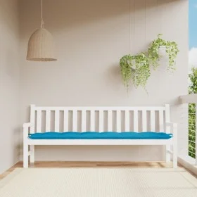 Cojín de banco de jardín tela Oxford azul 200x50x7 cm de vidaXL, Cojines para sillas y sofás - Ref: Foro24-361644, Precio: 30...