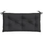 Gartenbankauflage Oxford-Stoff schwarz 110x50x7 cm von vidaXL, Kissen für Stühle und Sofas - Ref: Foro24-361818, Preis: 35,86...