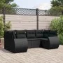 6-piece garden sofa set and black synthetic rattan cushions by vidaXL, Garden sets - Ref: Foro24-3254112, Price: 428,22 €, Di...