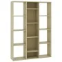 Raum-/Regalteiler aus Sonoma-Eiche-Spanplatte, 100 x 24 x 140 cm von vidaXL, Raumteiler - Ref: Foro24-800444, Preis: 82,35 €,...