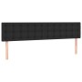 Estructura cama con cabecero cuero sintético negro 120x190 cm de vidaXL, Camas y somieres - Ref: Foro24-3270560, Precio: 148,...