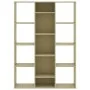 Divisor espacio/estantería aglomerado roble Sonoma 100x24x140cm de vidaXL, Divisores de ambientes - Ref: Foro24-800444, Preci...