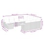 11-piece garden sofa set and gray synthetic rattan cushions by vidaXL, Garden sets - Ref: Foro24-3227208, Price: 644,22 €, Di...