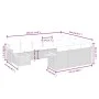 11-piece garden sofa set and gray synthetic rattan cushions by vidaXL, Garden sets - Ref: Foro24-3227208, Price: 646,14 €, Di...