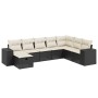 8-piece garden sofa set and black synthetic rattan cushions by vidaXL, Garden sets - Ref: Foro24-3264512, Price: 451,33 €, Di...