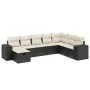 8-piece garden sofa set and black synthetic rattan cushions by vidaXL, Garden sets - Ref: Foro24-3264512, Price: 483,09 €, Di...
