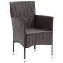 Garden chairs with cushions 4 units brown synthetic rattan by vidaXL, Garden chairs - Ref: Foro24-318501, Price: 239,87 €, Di...