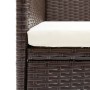 Garden chairs with cushions 4 units brown synthetic rattan by vidaXL, Garden chairs - Ref: Foro24-318501, Price: 239,87 €, Di...