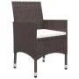 Juego de comedor para jardín 7 piezas con cojines marrón de vidaXL, Conjuntos de jardín - Ref: Foro24-3095867, Precio: 591,27...