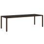 Juego de comedor de jardín 11 piezas ratán sintético marrón de vidaXL, Conjuntos de jardín - Ref: Foro24-3095929, Precio: 853...
