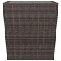 Garden bistro set 3 pieces PE rattan brown tempered glass by vidaXL, Garden sets - Ref: Foro24-3095934, Price: 182,69 €, Disc...