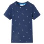 Camiseta de niños azul oscuro 128