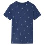 Camiseta de niños azul oscuro 128