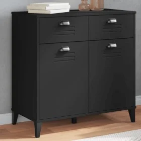 VIKEN black engineered wood sideboard 80x40x80 cm by vidaXL, Sideboards - Ref: Foro24-374936, Price: 147,45 €, Discount: %