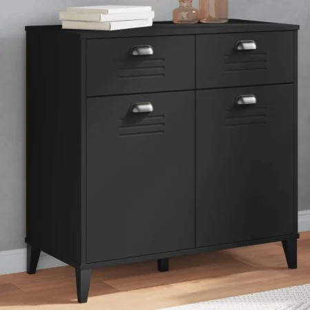 VIKEN black engineered wood sideboard 80x40x80 cm by vidaXL, Sideboards - Ref: Foro24-374936, Price: 147,45 €, Discount: %