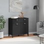 VIKEN black engineered wood sideboard 80x40x80 cm by vidaXL, Sideboards - Ref: Foro24-374936, Price: 149,68 €, Discount: %