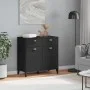VIKEN black engineered wood sideboard 80x40x80 cm by vidaXL, Sideboards - Ref: Foro24-374936, Price: 147,45 €, Discount: %