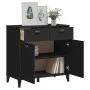 VIKEN black engineered wood sideboard 80x40x80 cm by vidaXL, Sideboards - Ref: Foro24-374936, Price: 147,45 €, Discount: %