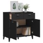 VIKEN Sideboard aus schwarzem Holzwerkstoff, 80 x 40 x 80 cm von vidaXL, Sideboards - Ref: Foro24-374936, Preis: 149,68 €, Ra...