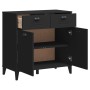 VIKEN black engineered wood sideboard 80x40x80 cm by vidaXL, Sideboards - Ref: Foro24-374936, Price: 149,68 €, Discount: %